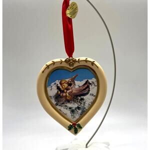 Hummel for Danbury Mint Heart Christmas Ornament Celestial Musician